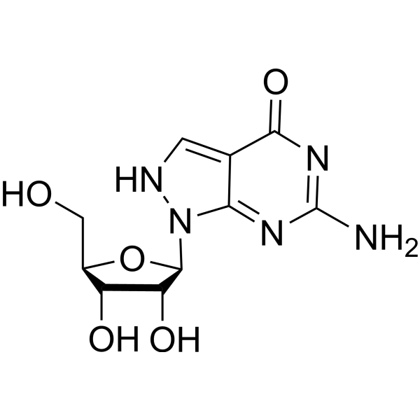 6-Amino-1,2-dihydro-2-β-D-ribofuranosyl-4H-pyrazolo[3,4-d]pyrimidin-4-one 85426-86-4
